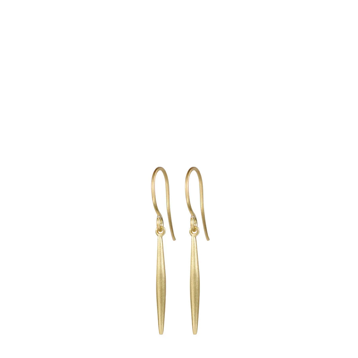 18K Gold Large Lure Drop Earring