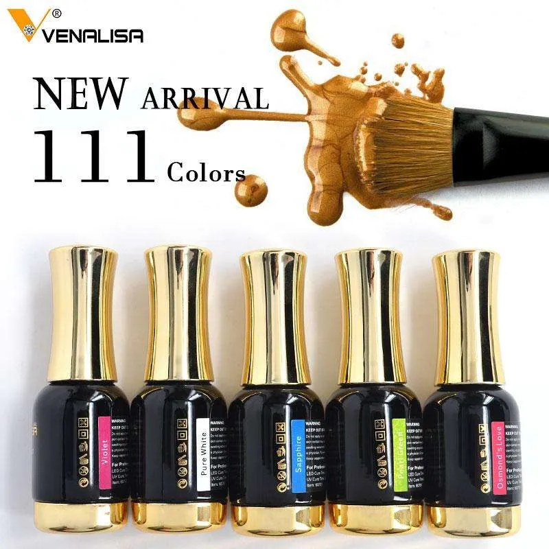 #60751  2019 New Venalisa Nail Paint Gel 12ml 120 colors Gel Polish Nail Gel Soak Off UV Gel Polish Nail Lacquer Varnishes