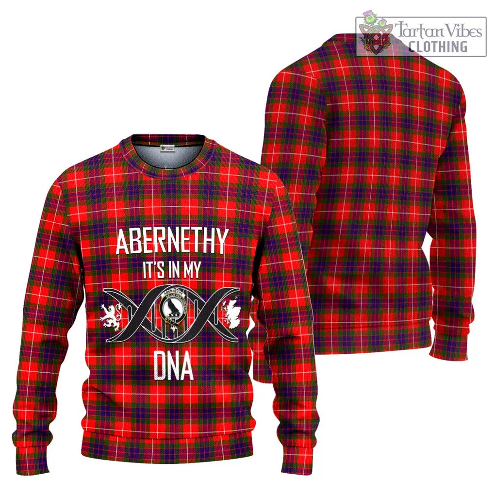 Abernethy Tartan Ugly Sweater with Family Crest DNA In Me Style