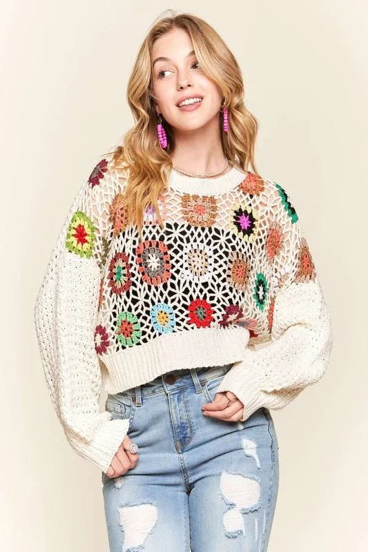 AD103 - CROCHET SWEATER