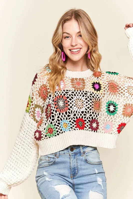 AD103 - CROCHET SWEATER