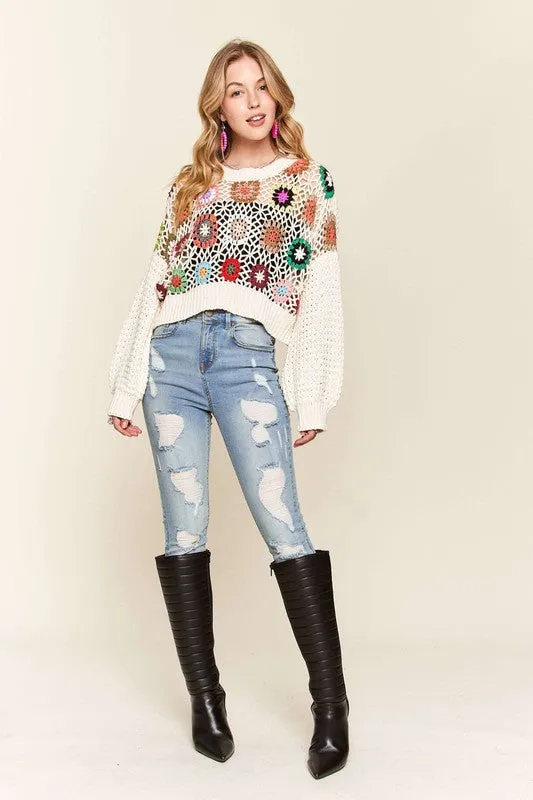 AD103 - CROCHET SWEATER