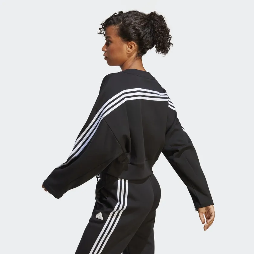 Adidas Future Icons 3-Stripes Sweatshirt - Womens - Black