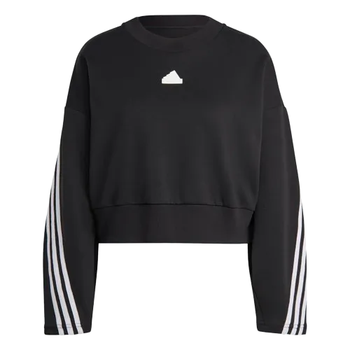 Adidas Future Icons 3-Stripes Sweatshirt - Womens - Black