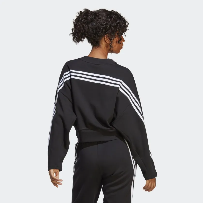 Adidas Future Icons 3-Stripes Sweatshirt - Womens - Black