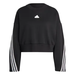 Adidas Future Icons 3-Stripes Sweatshirt - Womens - Black