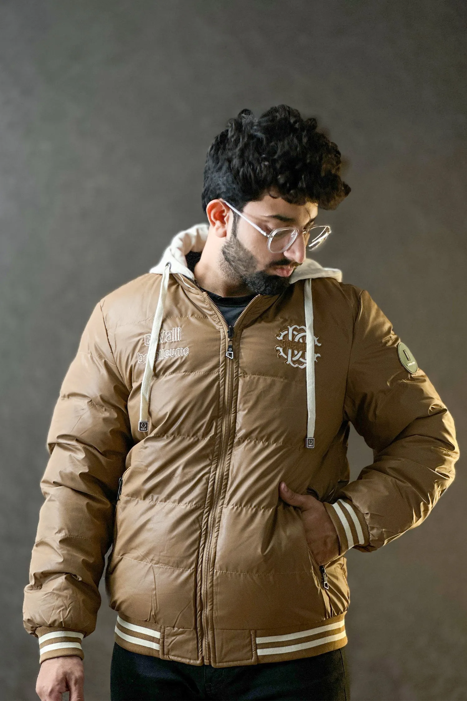 Aether Camel Double Sided Puffer Jacket - 1124106