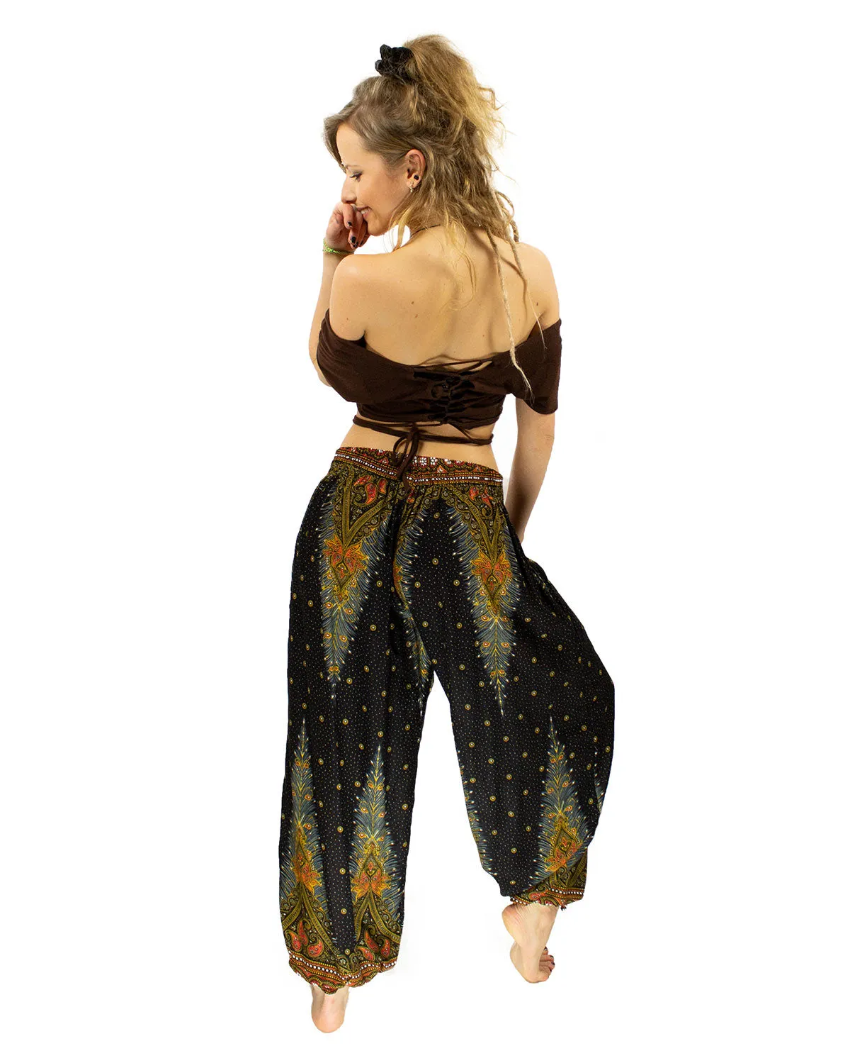 Aladdin Harem Pants Black