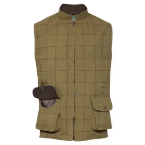 Alan Paine Rutland Tweed Waistcoat - Lichen