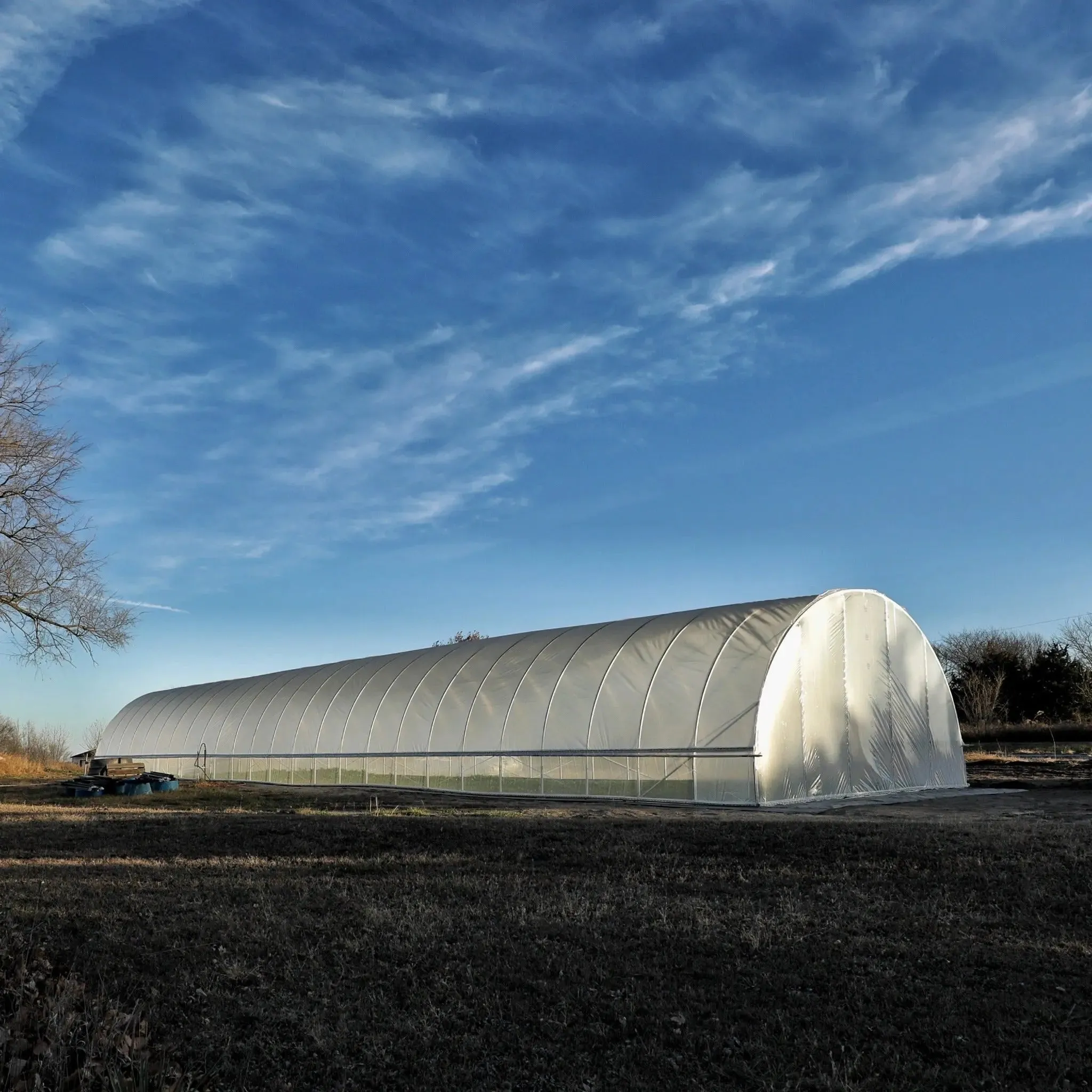 All-Metal Round Hoop House Kit