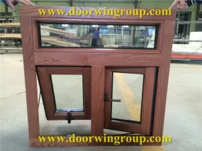 Aluminum Clad America Oak Wood Casement Window - China Aluminum Window, Wood Aluminum Window