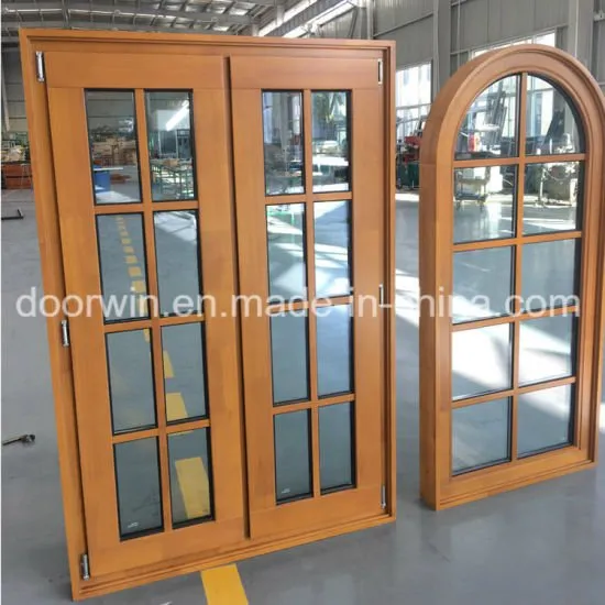 Arched Round-Top Casement Solid Pine and Larch Wood Window - China Wooden Window, Wood Casement Window