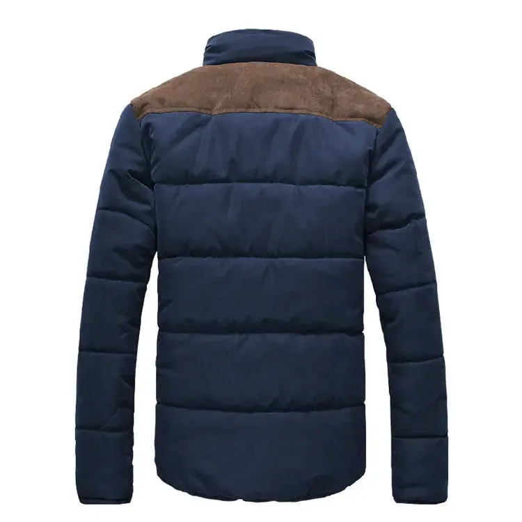 Autumn Winter Coats Men Parka Cotton Warm Thick Jackets Padded Coat Male Outerwear Jacket