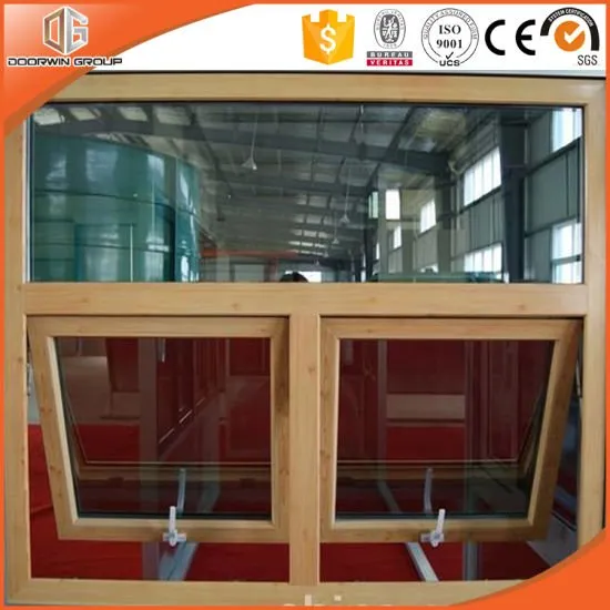 Awning Wood Window with Exterior Aluminum Cladding in China - China Wood Aluminum Window, Wood Window