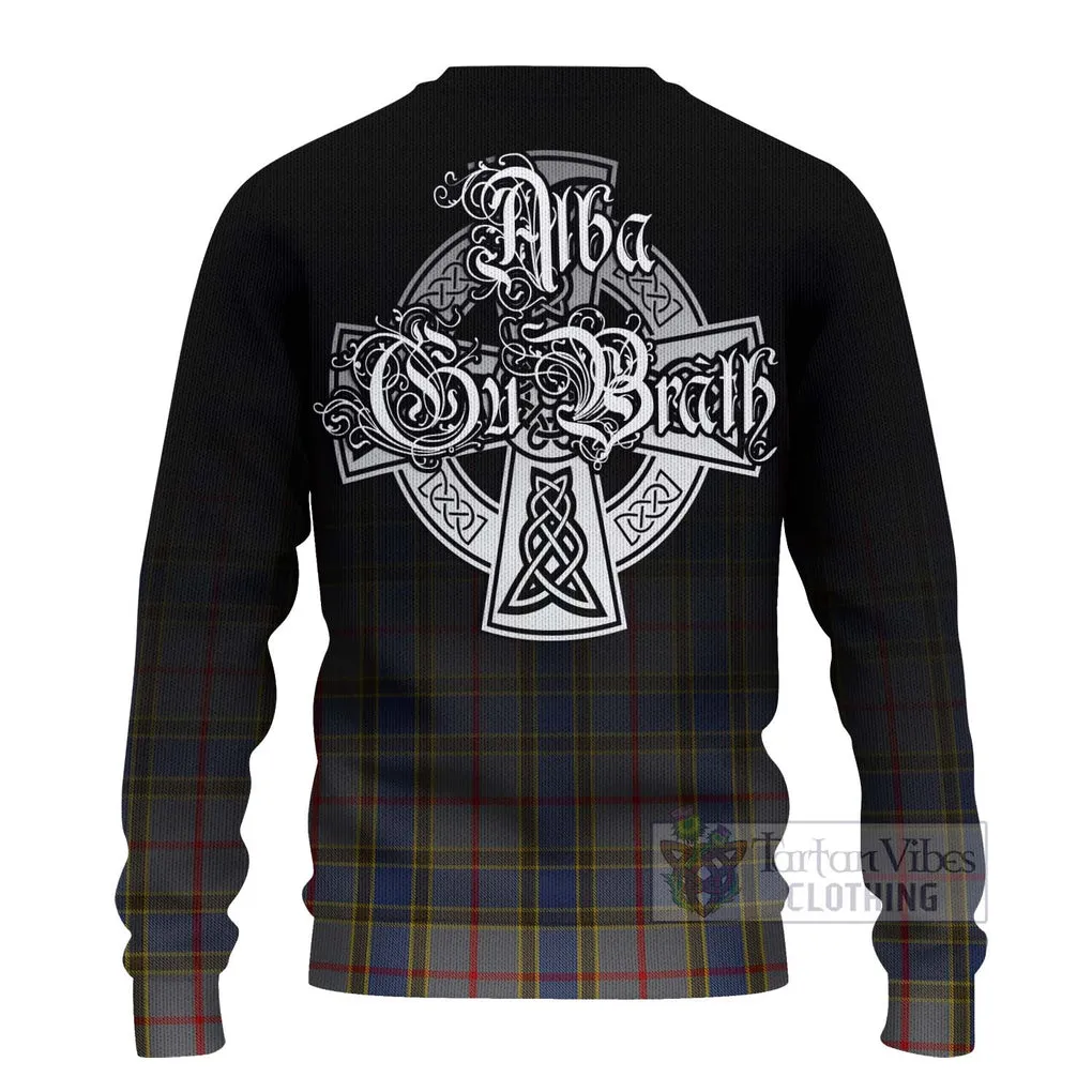 Balfour Tartan Ugly Sweater Featuring Alba Gu Brath Family Crest Celtic Inspired