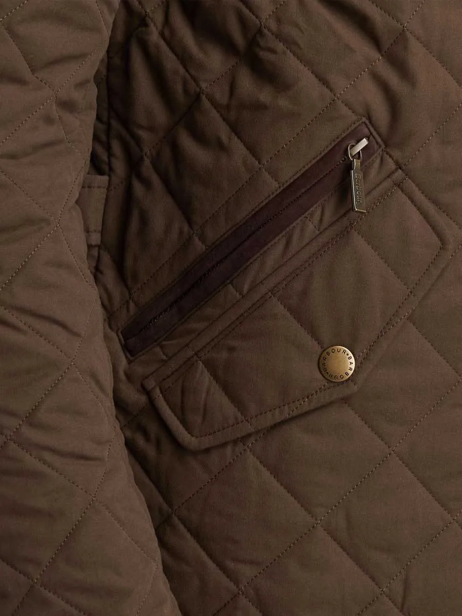 Barbour Mens Shoveler Quilted Jacket - Dark Olive