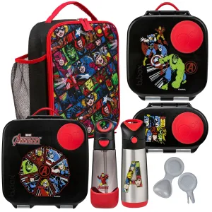 b.box Ultimate Bento Lunch Box Bundle - Avengers