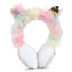 Billieblush Girls Pink Cat Ear Muffs