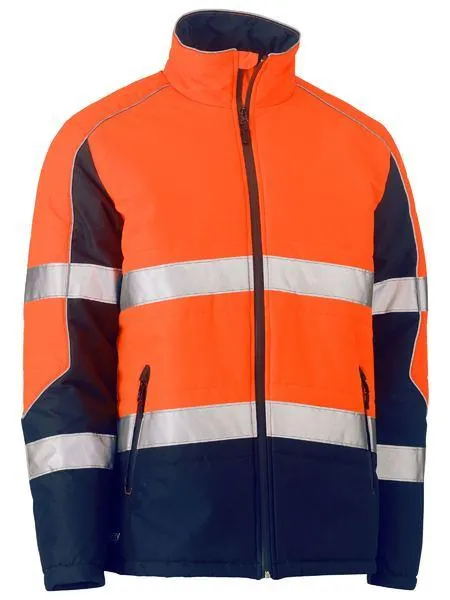 Bisley Taped Two Tone Hi Vis Puffer Jacket (BJ6829T)