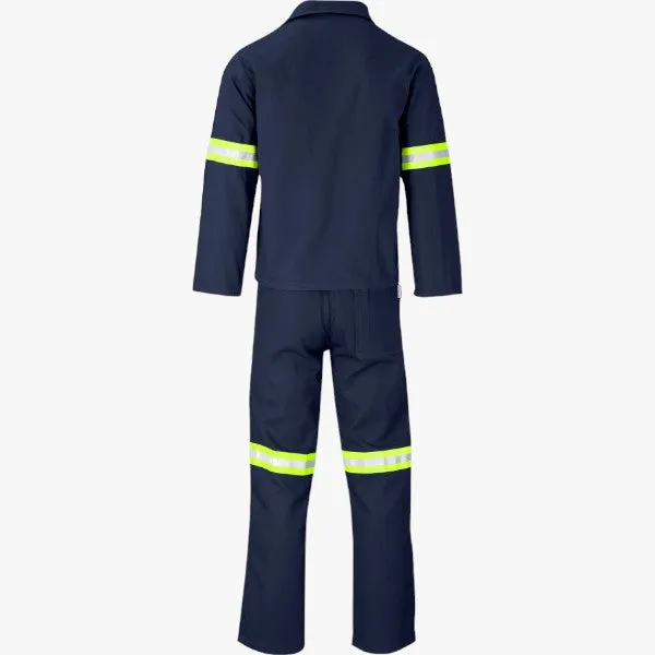 Brands Premium 2 Pc Conti Suit With Reflective Tape Navy