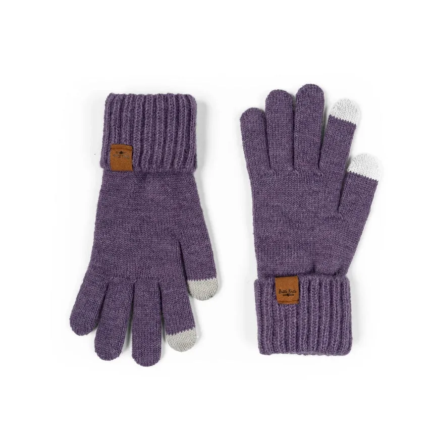 Britts Knits gloves purple