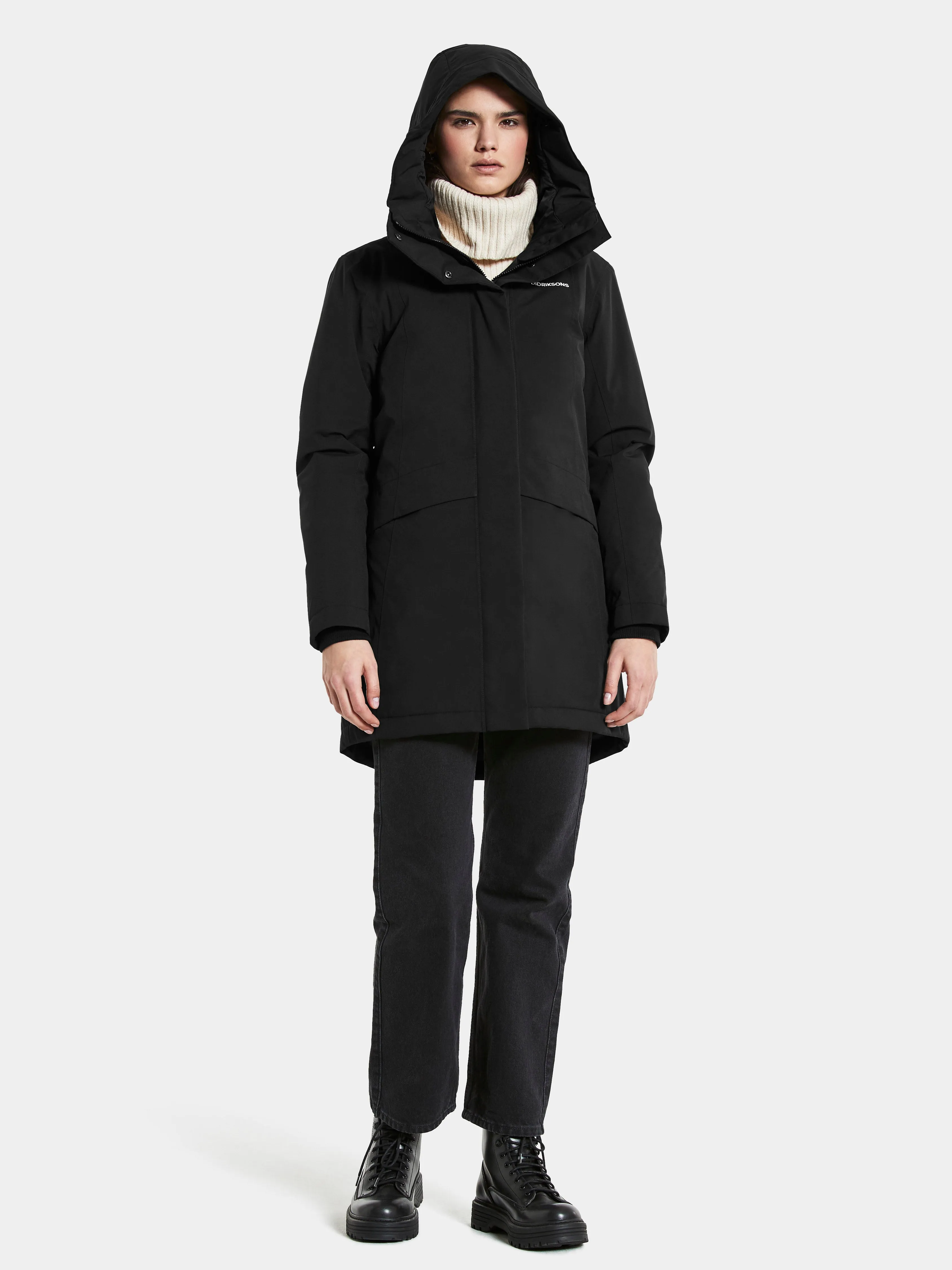 Cajsa Wns Parka 4 - Black