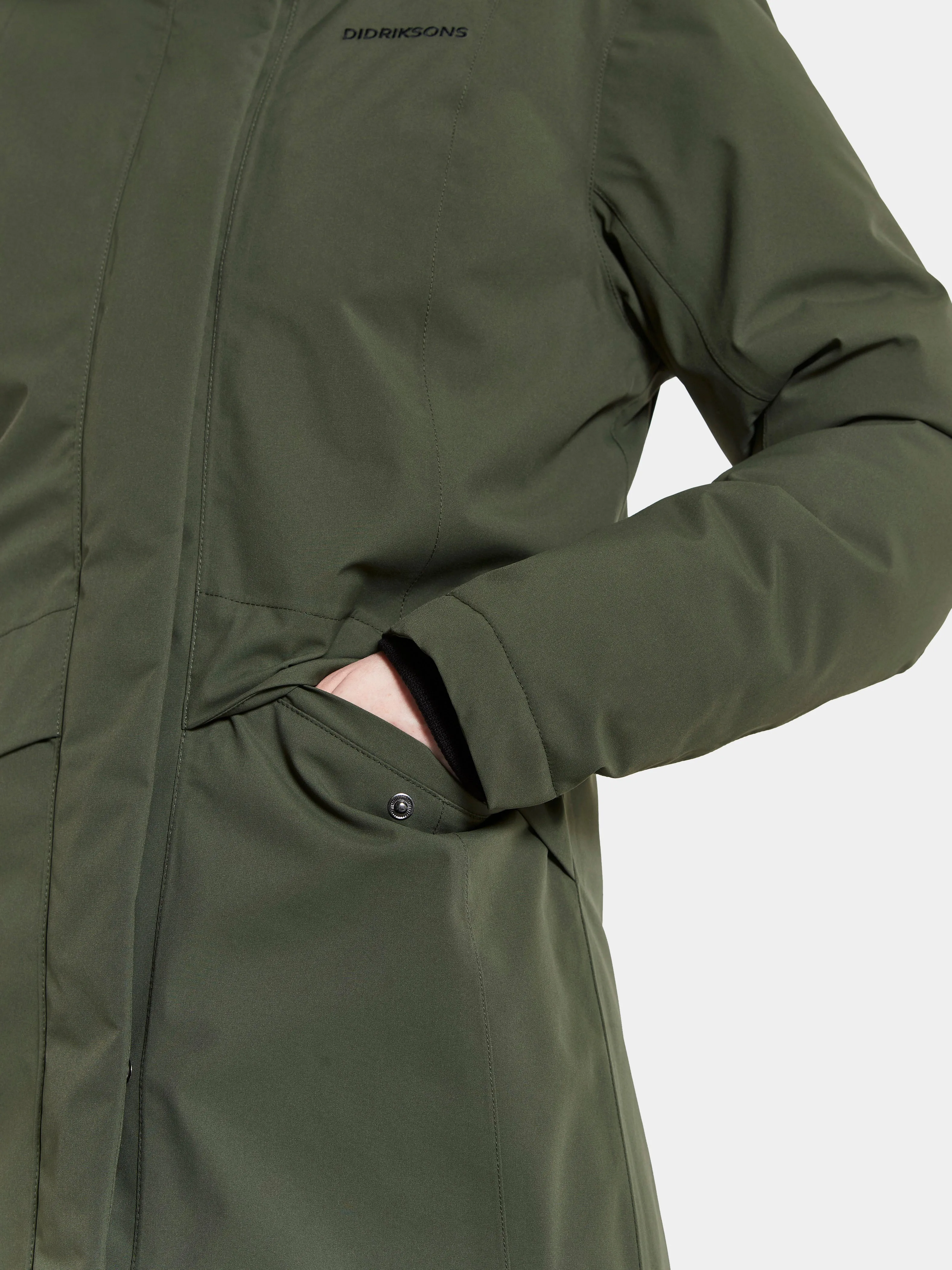 Cajsa Wns Parka 4 - Deep Green