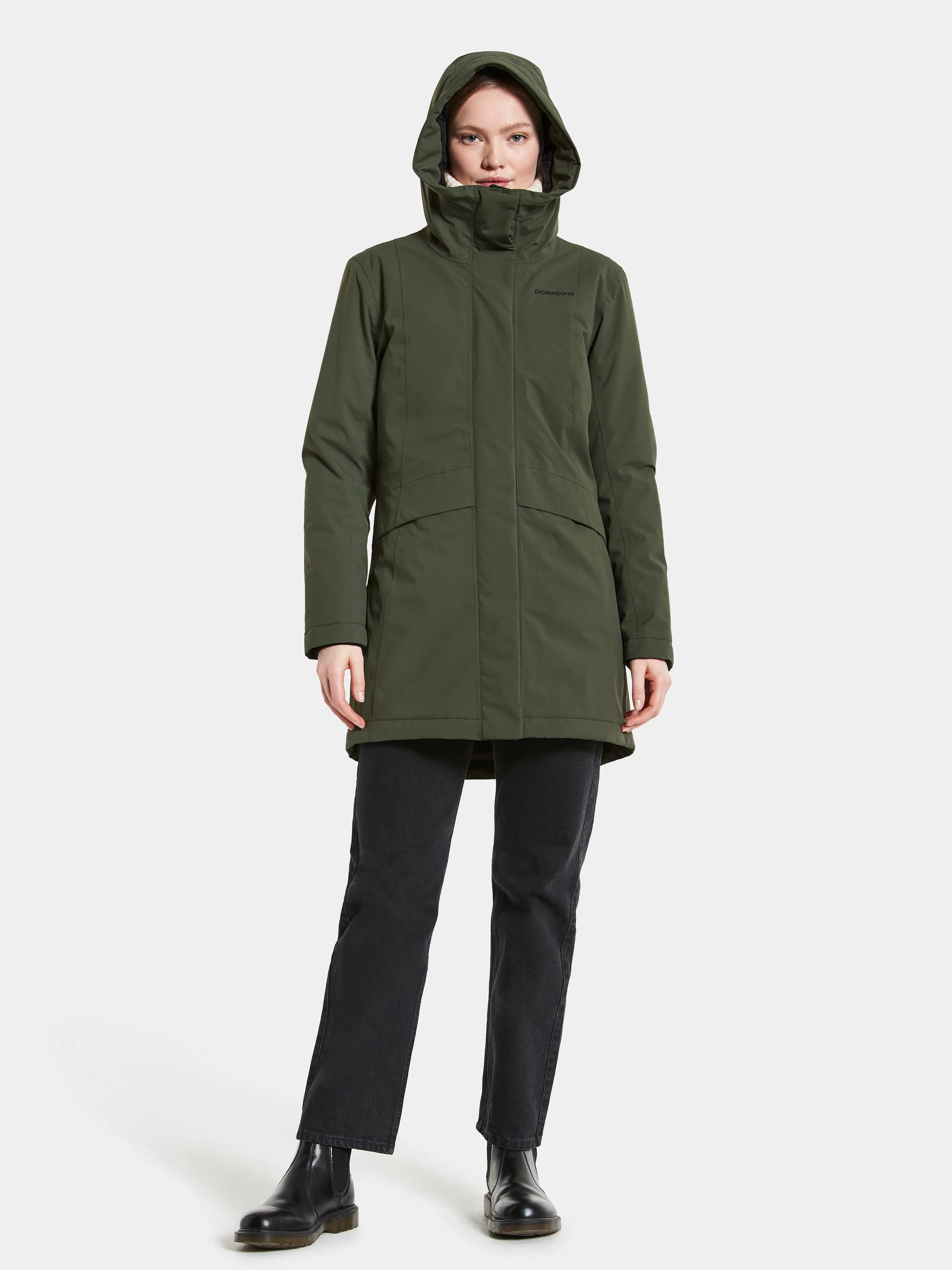 Cajsa Wns Parka 4 - Deep Green