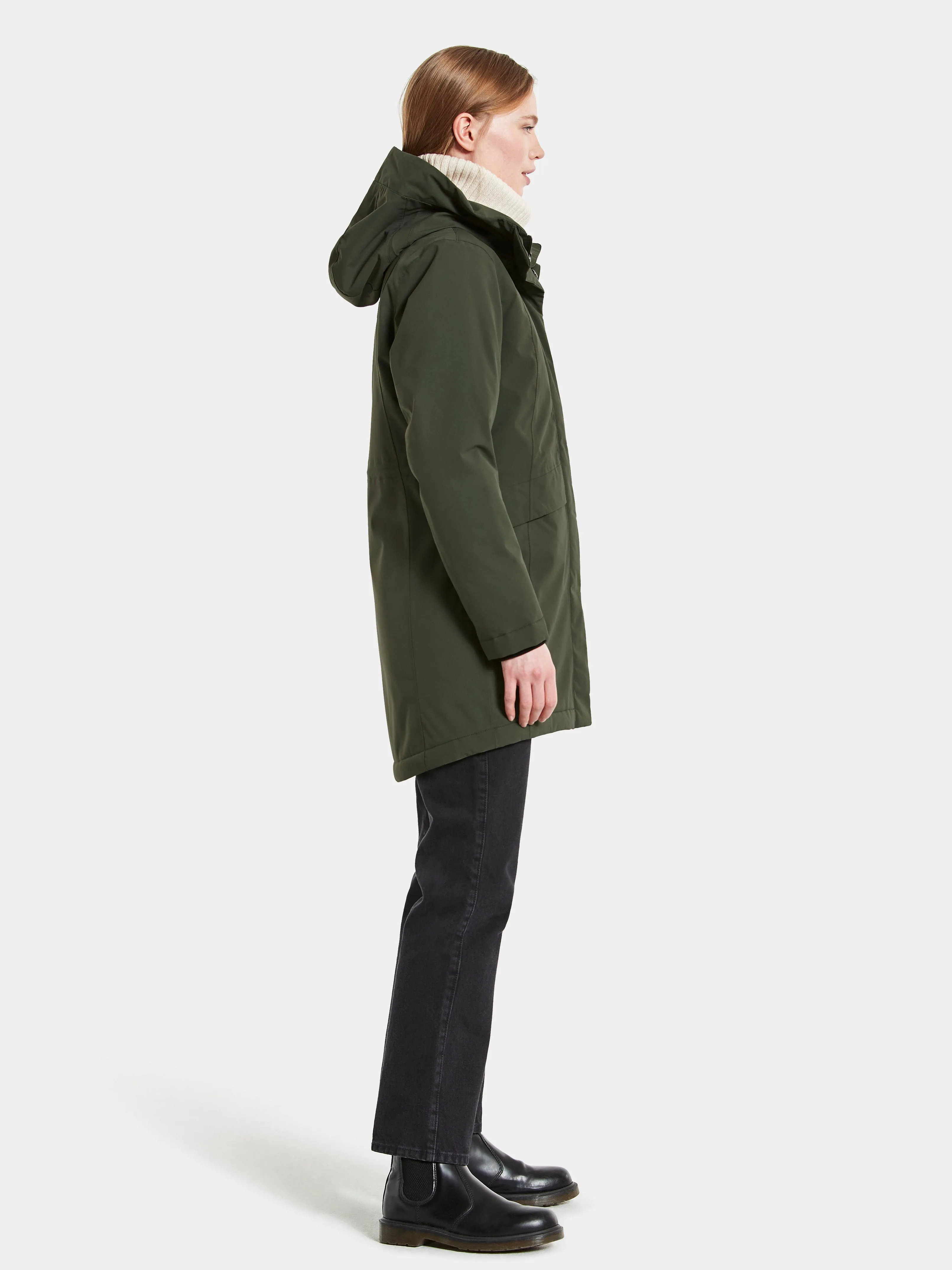 Cajsa Wns Parka 4 - Deep Green