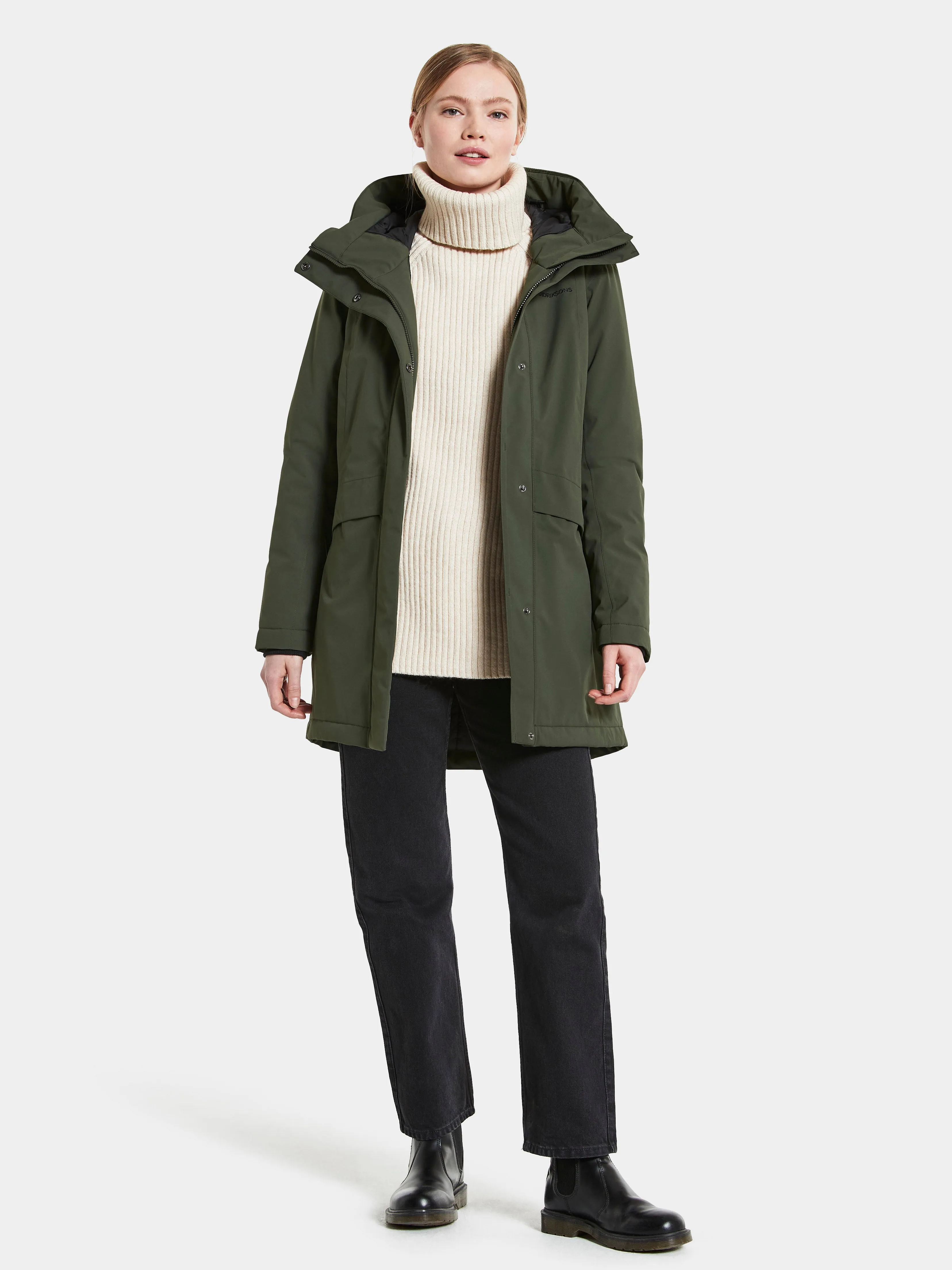 Cajsa Wns Parka 4 - Deep Green