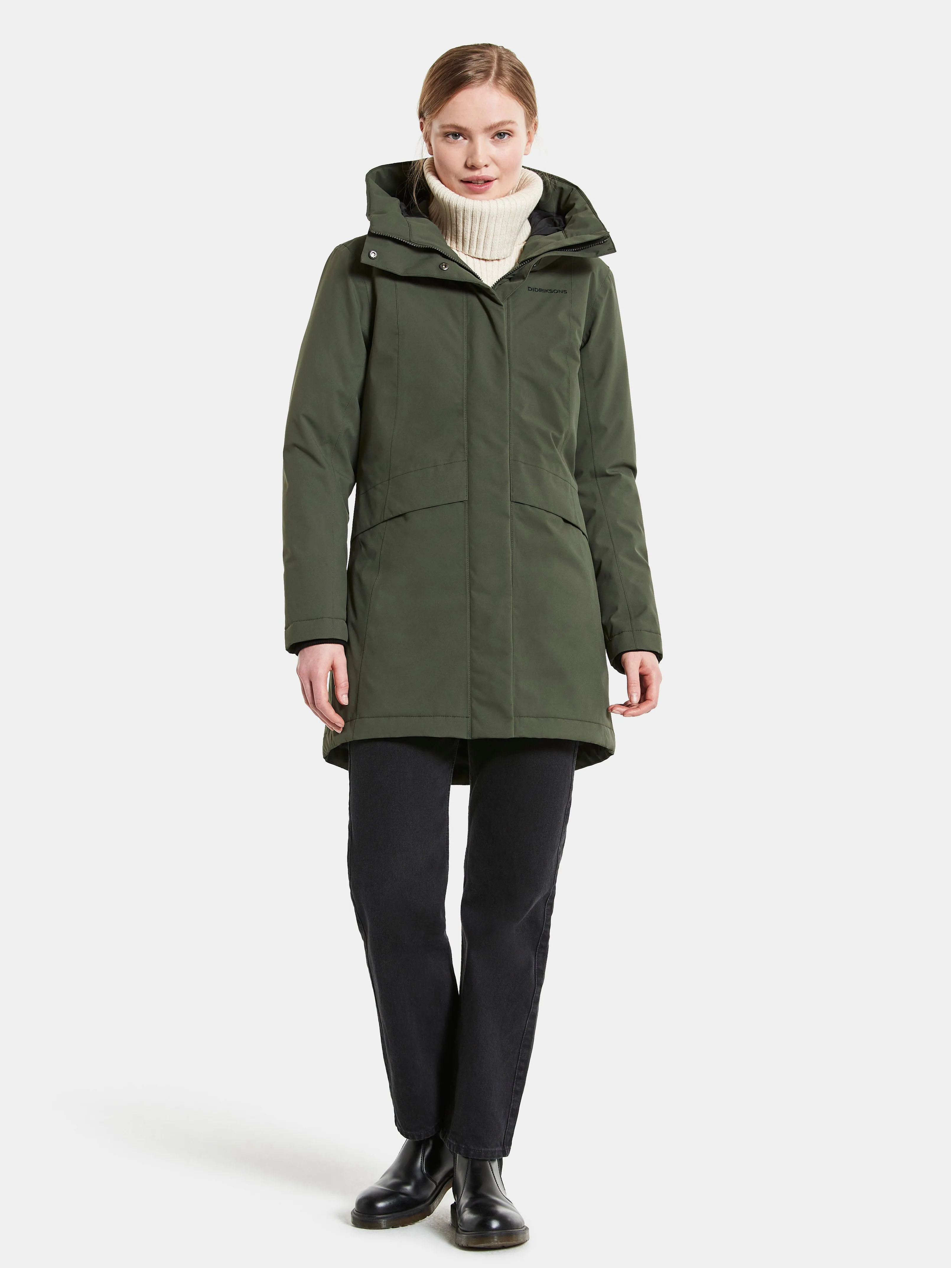 Cajsa Wns Parka 4 - Deep Green