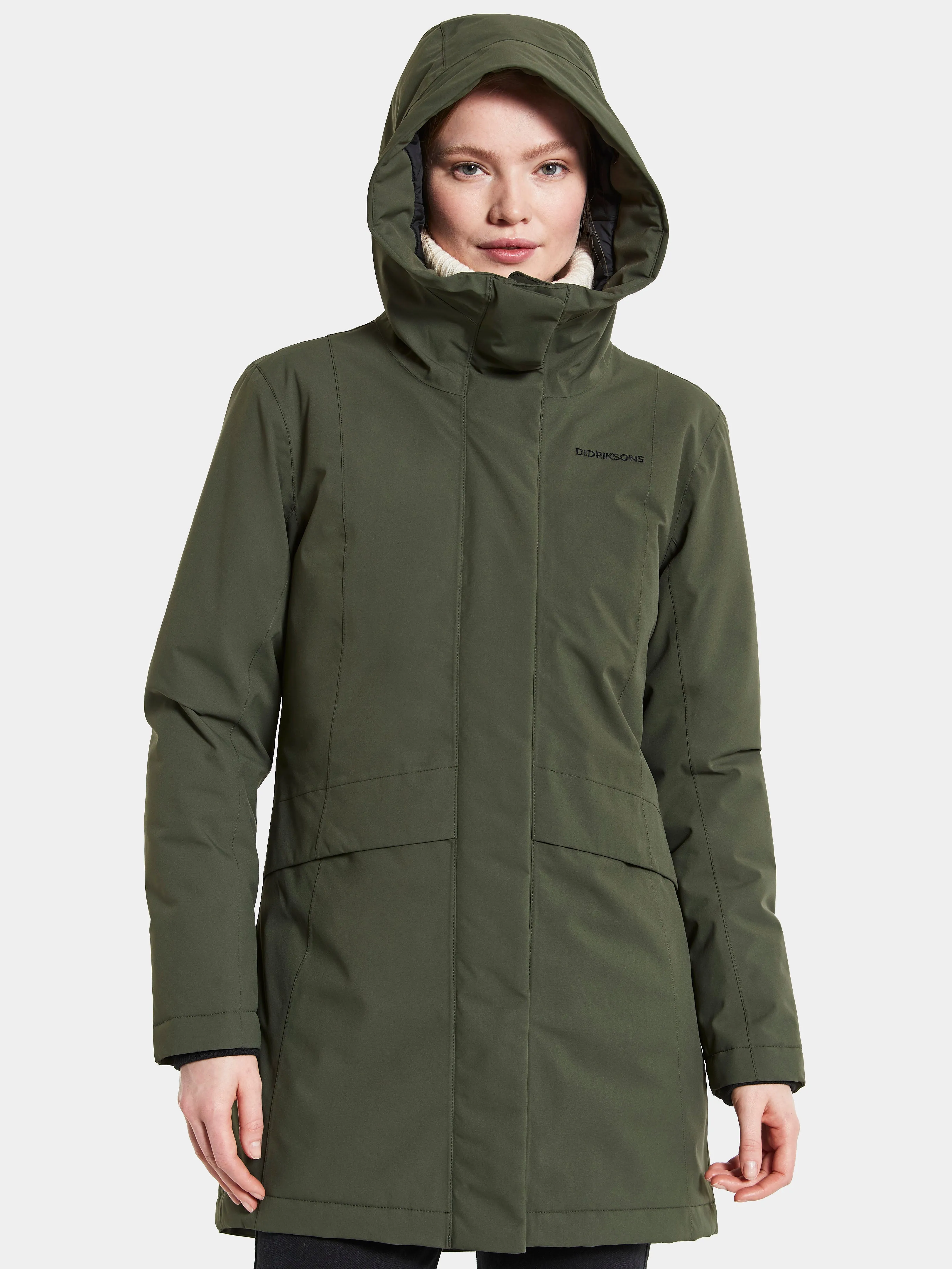 Cajsa Wns Parka 4 - Deep Green