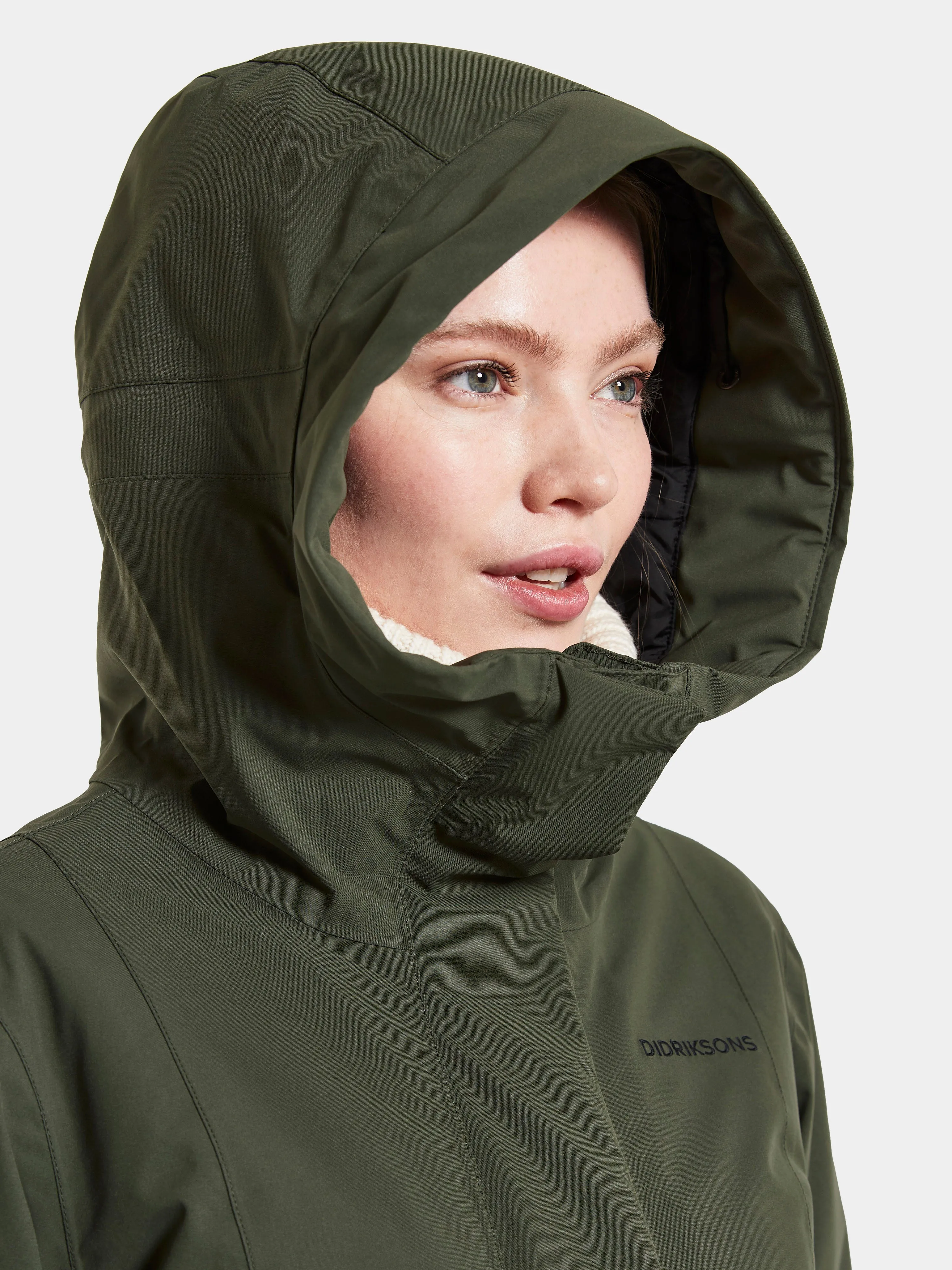 Cajsa Wns Parka 4 - Deep Green