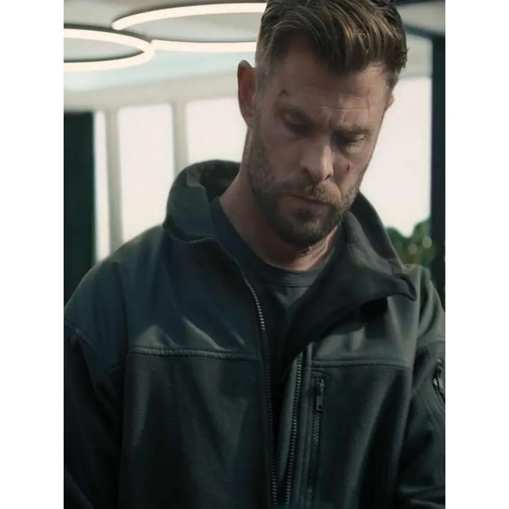 Chris Hemsworth Extraction Grey Jacket