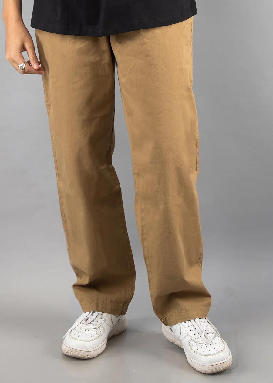 Cotton Pants For Men - Khaki