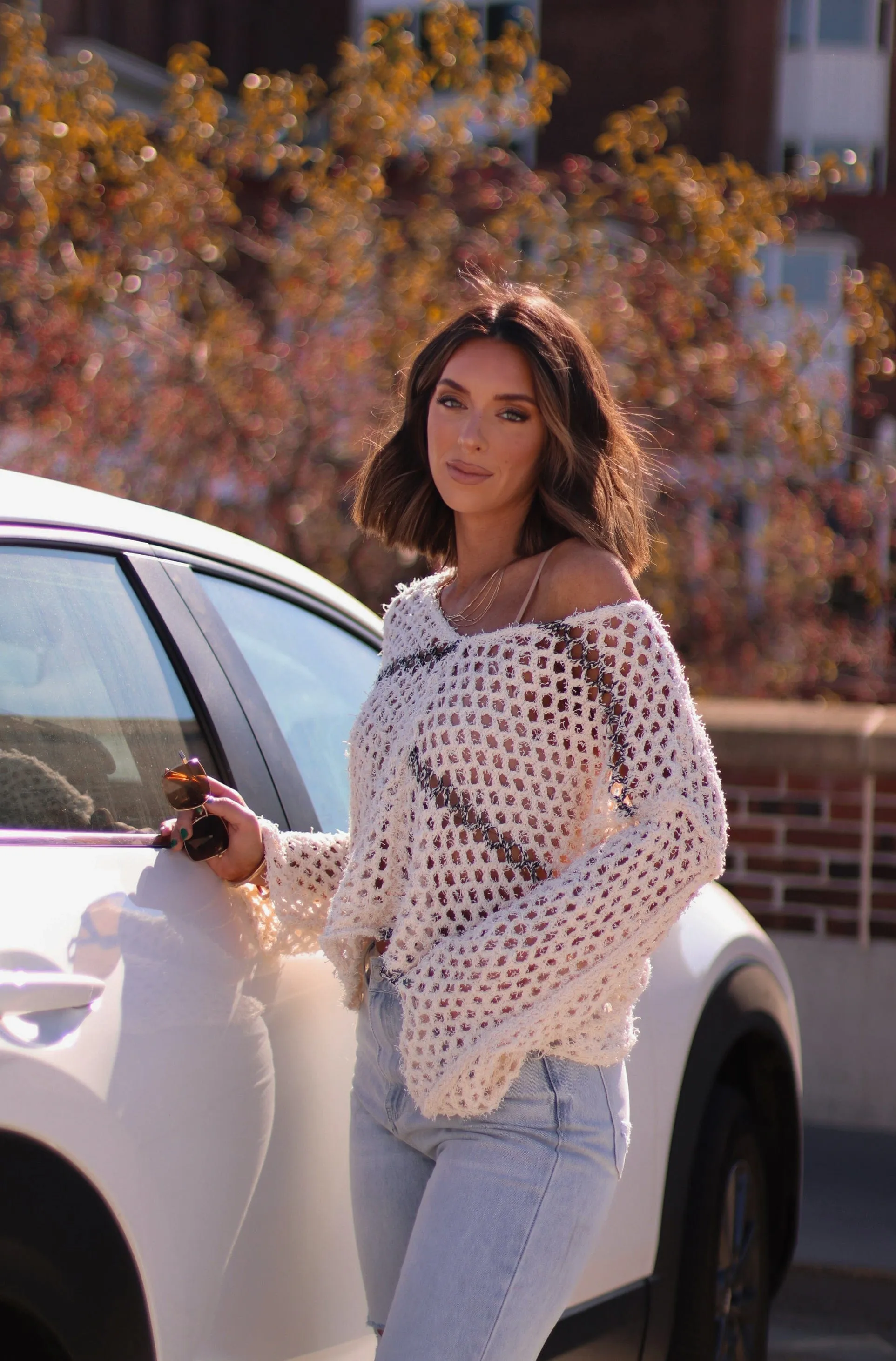 Crisp Fall Knit Sweater