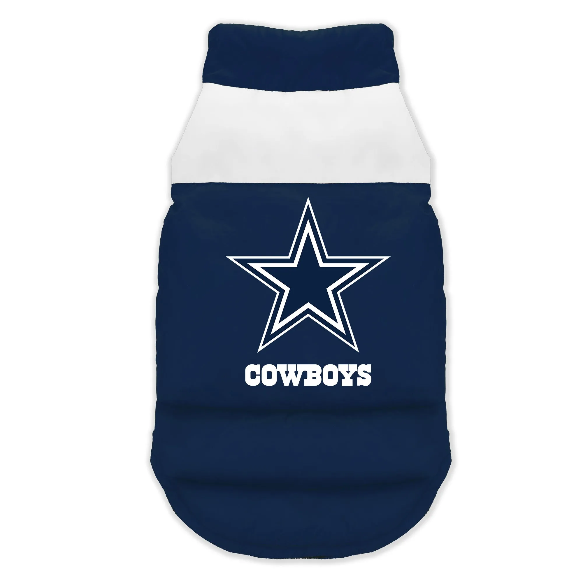 Dallas Cowboys Pet Parka Puff Vest