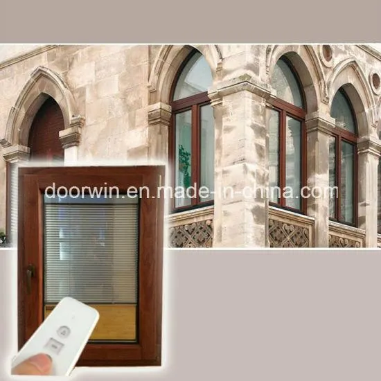 DOORWIN 2021Integral Blinds Tilt Window, Aluminum Clad Wood Casement Window Built-in Blinds Tilt and Turn Window Afghan Client - China Aluminum Window, Wood Aluminum Window