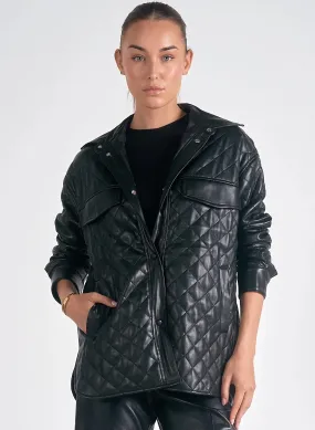 Elan - 8 Quilted Jacket - Black