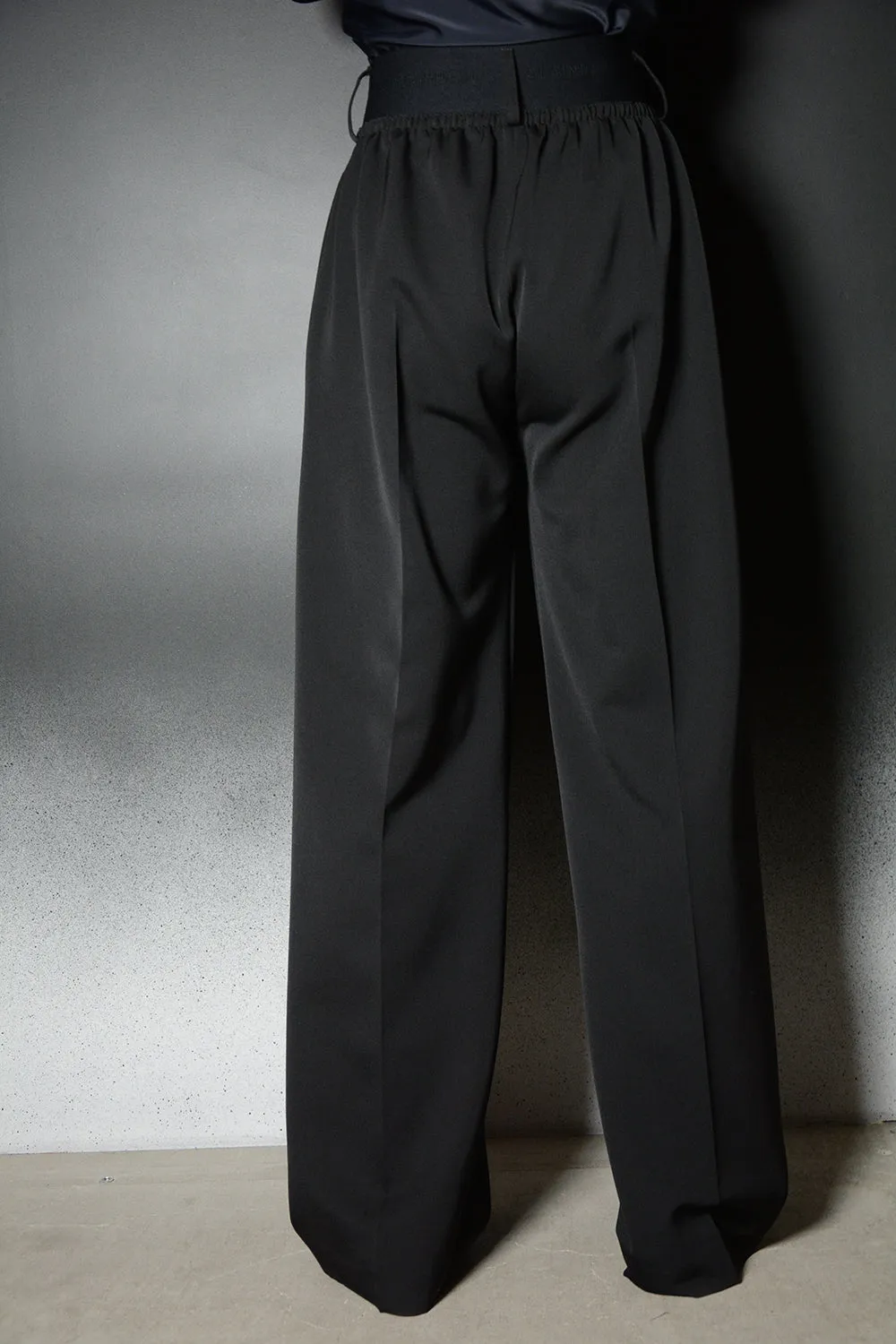 ELASTIC WAIST PANTS - TAILORING WOOL