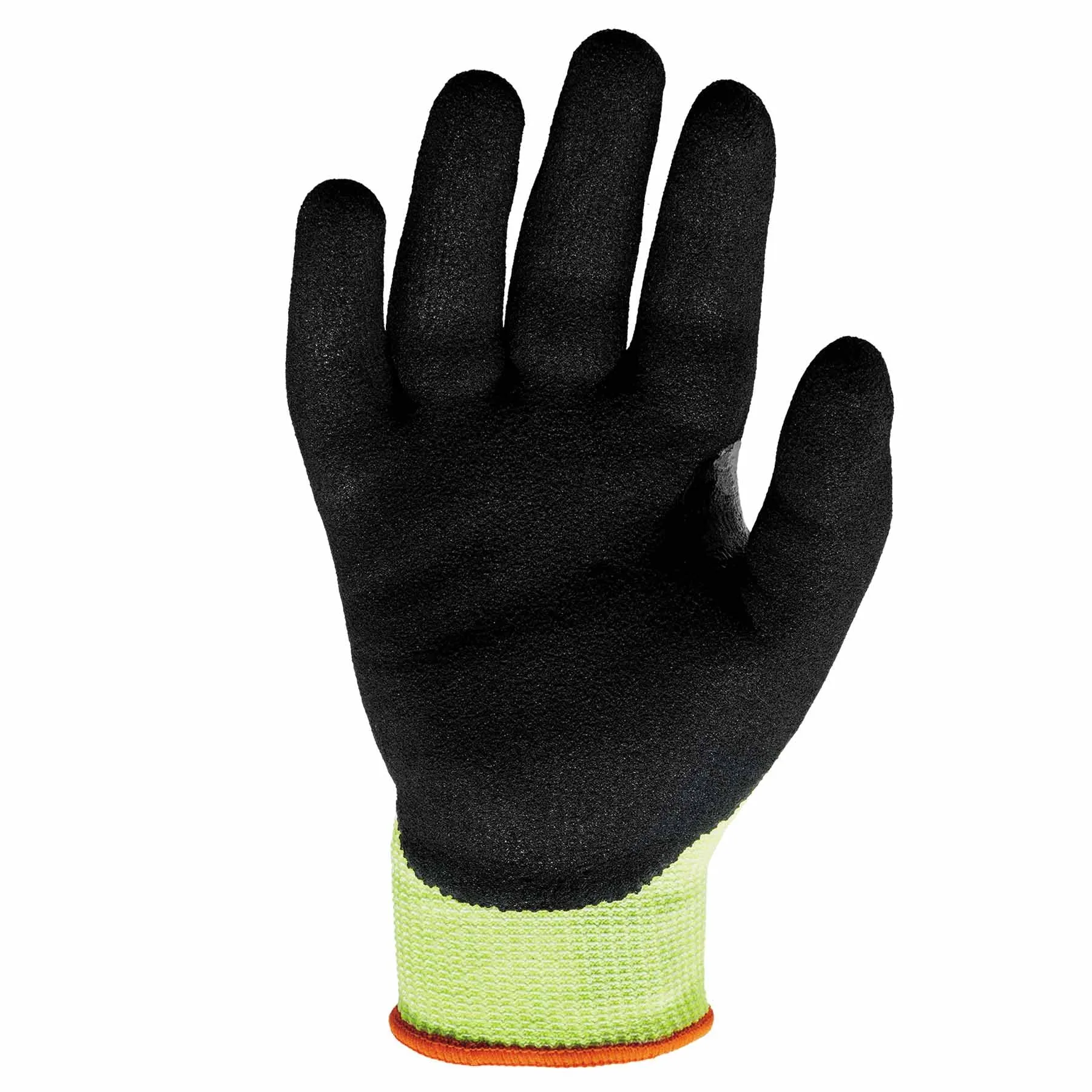 Ergodyne 17826 7041-CASE 2XL Lime ANSI A4 Nitrile-Coated CR Gloves 144-Pair