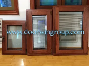 European Quality Solid Wood Aluminium Window, Aluminum Clading Solid Wood Window with Ce Certification - China Aluminium Window, Wood Window