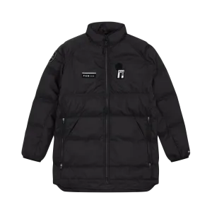 Fan Ink Long Puffer Jacket