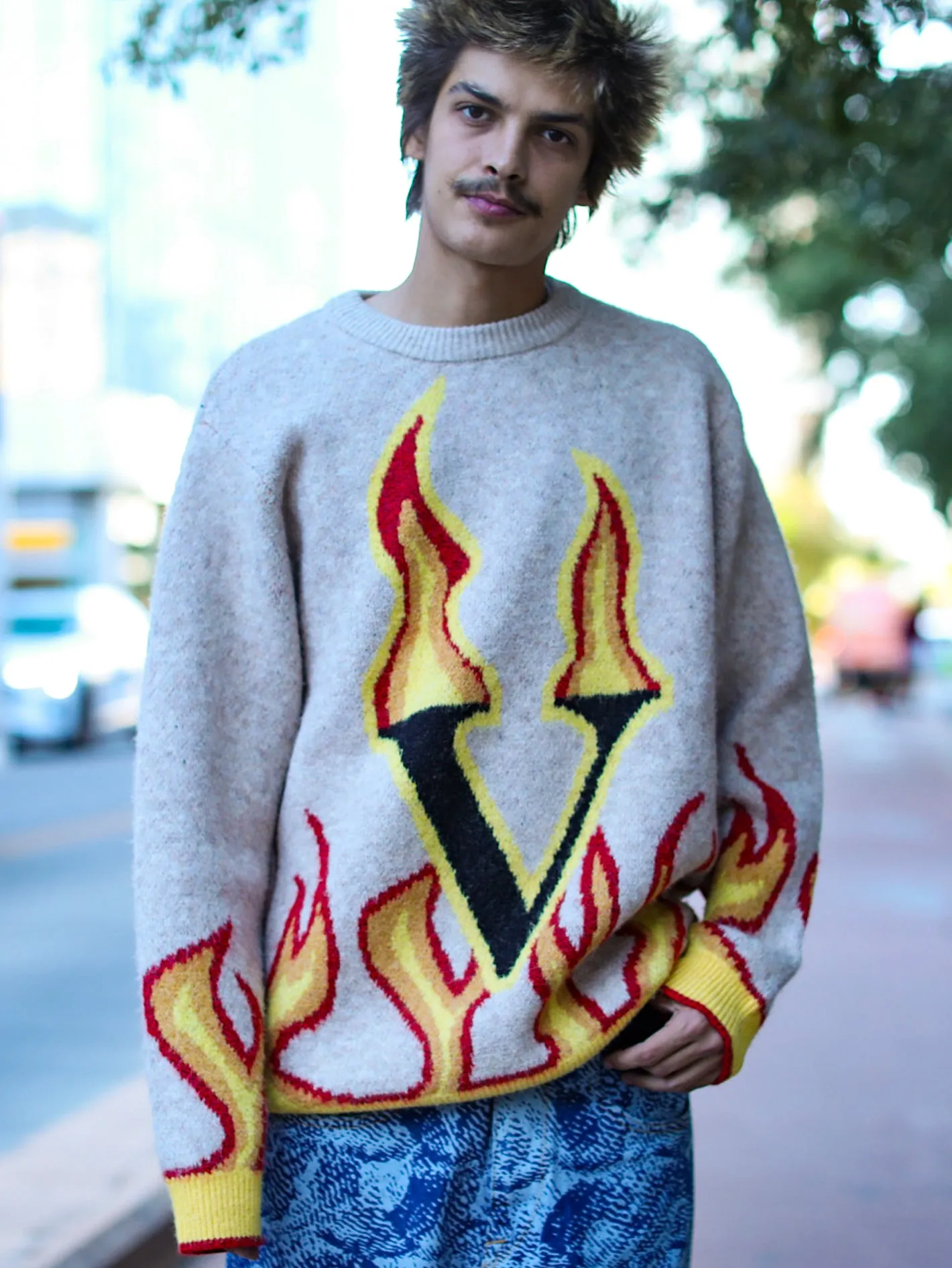 Fergadelic Sweater - Dirty White