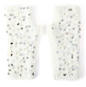 Fingerless Gloves  - Cream