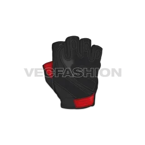 Fingerless Pro Sport Leather Gloves