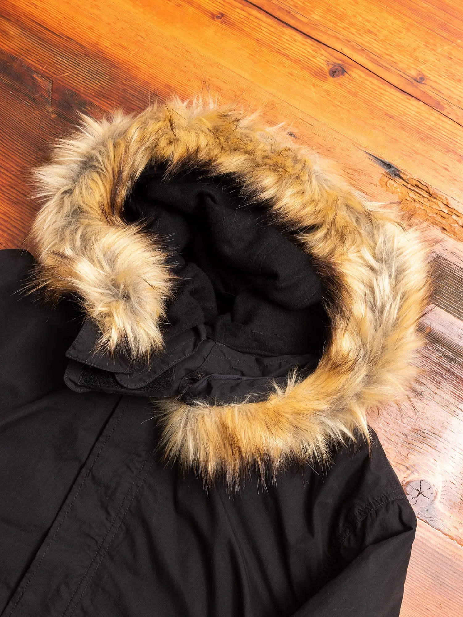 Fishtail Parka in Black