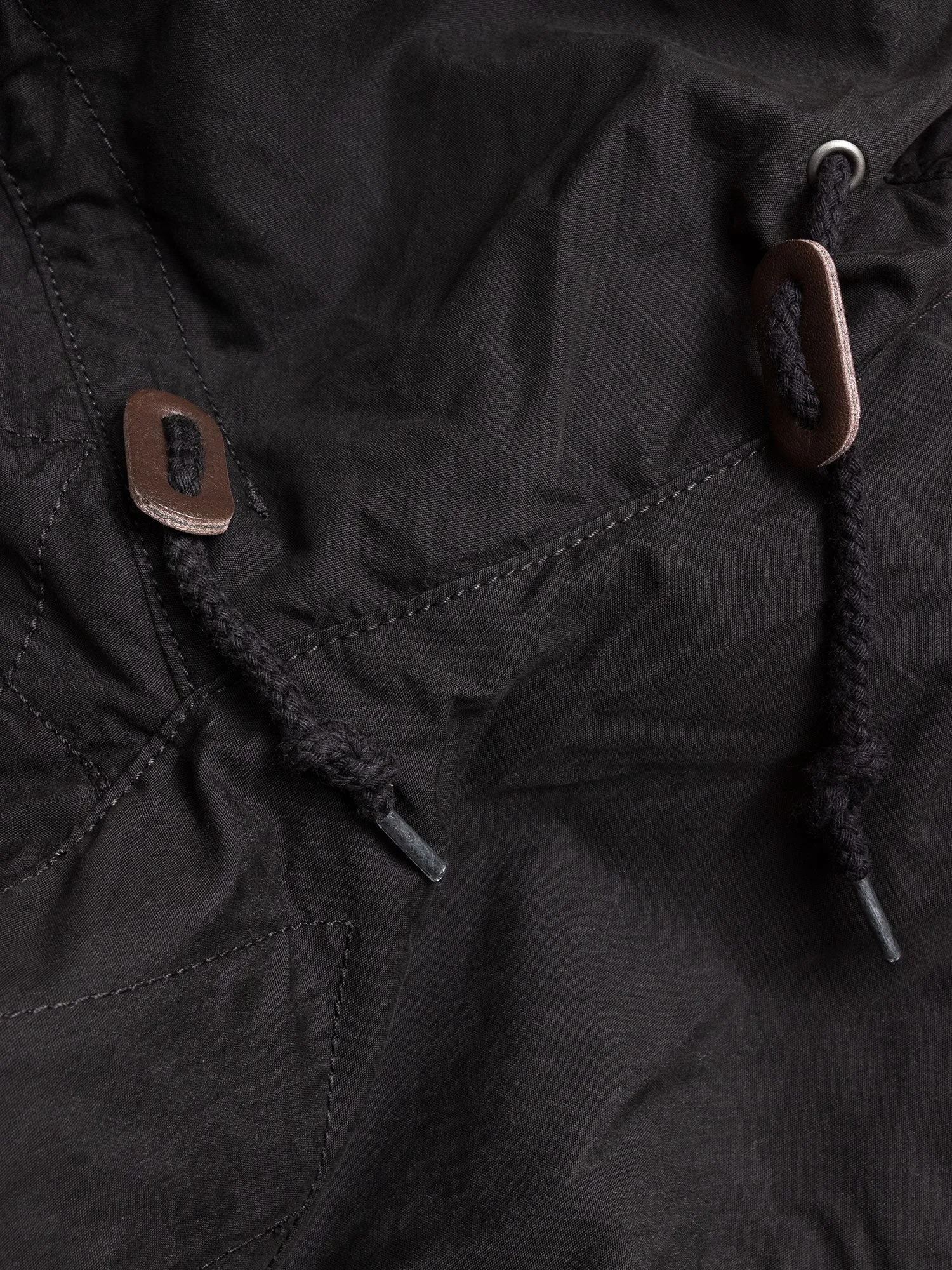 Fishtail Parka in Black