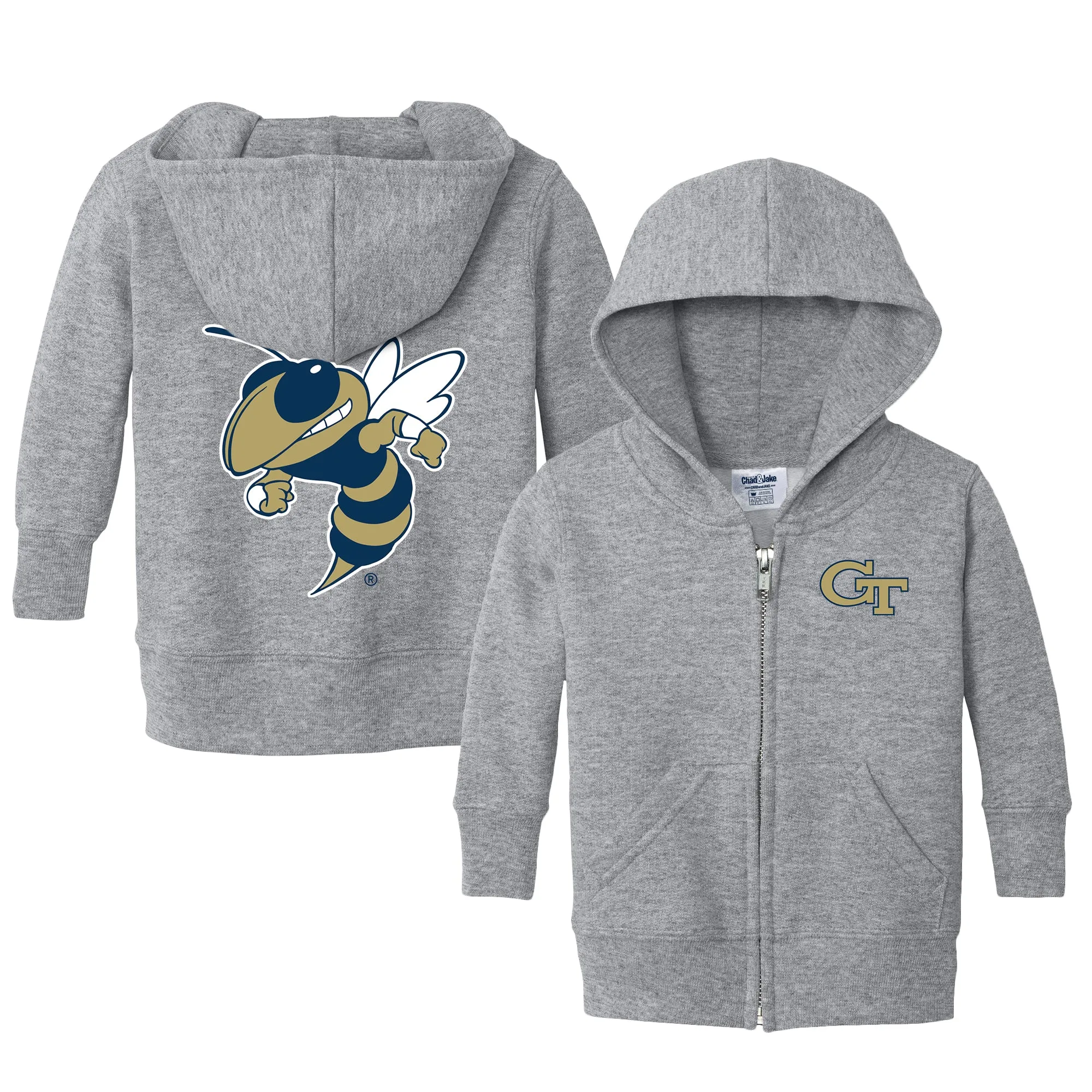 Georgia Tech Yellow Jackets Logo Infant Full-Zip Sweatshirt