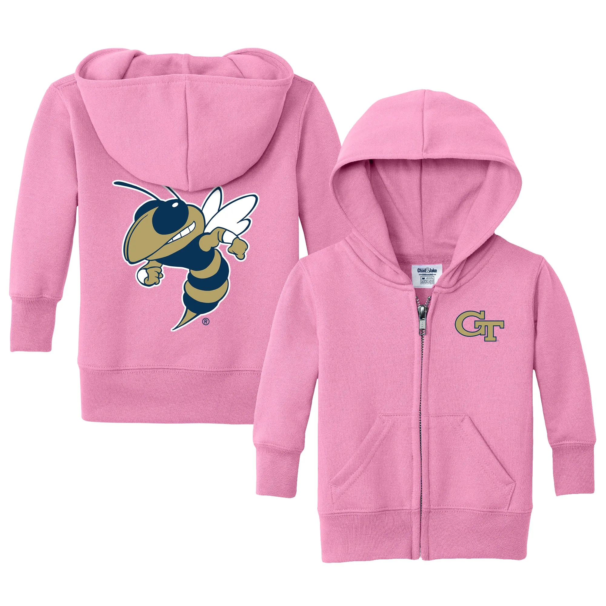 Georgia Tech Yellow Jackets Logo Infant Full-Zip Sweatshirt